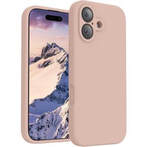 FireNova Magnetic for iPhone 17 Case, Compatible with MagSafe, [Integrated Silicone Camera Control Button] [Camera Protection] Anti-Scratch Microfiber Lining Phone Case, 6.3", Pinksand