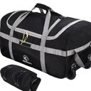 REDCAMP 85L/120L/140L Foldable Duffle Bag with Wheels, Large Travel Duffel Bag