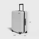 Away Large Checked Luggage, 29 Inch Hardside Suitcase with Spinner Wheels, Lightweight & Durable, TSA Lock, Cloud Gray