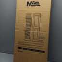 Mid America Open Louver Vinyl Shutters 15 x 39 002 Black