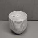 supernal 12PCS White Wheat Straw Bowls - Unbreakable Reusable Soup & Cereal Bowls with Smooth Edges,Fridge & Dishwasher Safe,Hard Plastic Dinnerware for Ramen,Salad,Hot Food(Sturdy & Lightweight)