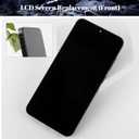 US Version Original for Samsung S24 Plus 5G Screen Replacement for Samsung S24 Plus LCD Display SM-S926A SM-S926U SM-S926W Touch Screen Repair Kits with Frame (Black)