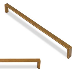 6 Pack Antique Brass Cabinet Pulls 12.6 Inch(320mm) Kitchen Cabinet Handles Solid Zinc Alloy Cabinet Hardware Drawer Pulls