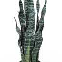 Artificial Snake Plant 25Inch Fake Sansevieria Faux Silk Potted Plant Artificial Mother in Law Tongue Plant for Indoor Outdoor Home Office Garden Decor Green