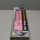 Keyboard Piano electric music Keyboard 61 Key Musical Instruments Toy portable piano w/USB Microphone Birthday Christmas gifts for kids children (PINK)