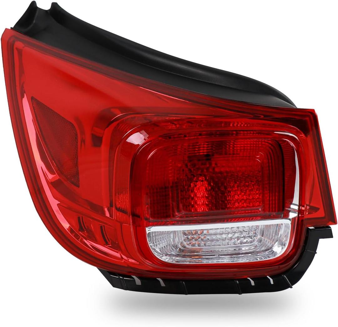 Tail Lights Outer Assembly Compatible with 2013 2014 2015 Chevy Malibu LT LS Eco,Left Driver Side Rear Light Taillights Replacement # 23294318