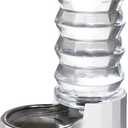 Sfozstra Automatic Pet Waterer, 8L Gravity Stainless Steel Water Dispenser,100% BPA-Free, Large Capacity Water Feeder for Cats and Small and Medium-Sized Dogs (White)