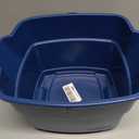 Rubbermaid Roughneck Square Bucket, 15-Quart, Blue, Comfortable/Durable Pour Handle, Sturdy Pail Bucket for Household Cleaning/Mopping
