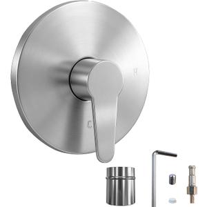 R89040K Replace for Pfister Modern Valve Trim R89040K, Shower Handle Compatible with Pfister 0X8 SeriesSingle Handle, 1-Hole (Brushed Nickel Finish)