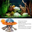 HEEPDD UFO Aquarium Decoration, Suspended Fish Tank Ornament, Underwater Landscape Decor