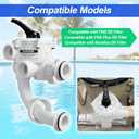261177 Multiple Port Valve Compatible with FNS Pool and Spa D.E. Filters