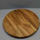 Acacia Wood Lazy Susan, Wood Turntable Tray Cabinet Organizer,14"