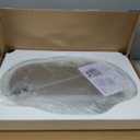 Irregular LED Bathroom Mirror with Lights,Asymmetrical Led Bathroom Vanity Mirror for Wall with Backlit, Anti Fog, 3 Colors and Dimmable Light,[Horizontal/Vertical] 30" H x 22" W (Clear)