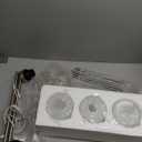 3-Light Kitchen Island Lighting Brushed Nickel Dining Room Light Fixture with Milk Glass Shade 31" Modern Linear Chandelier Adjustable Hanging Pendant Lighting Over Island Dining Table Living Room，E26, Brushed Nickel+Milk Glass