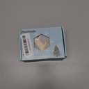 Monogrammed Christmas Stocking Holder with Initials,2 in 1 Fireplace Stocking and Garland Hanger for Mantle,2 Hooks Letter Gold Stocking Holder for Xmas Fireplace (Letter-A)