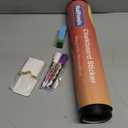 Magnetic Chalkboard Wallpaper Peel and Stick 36" x 18", Self-Adhesive Chalkboard Contact Paper with Chalk Markers, Magnets, Pen Holder & Rag - Ideal for Kids' Playrooms, Home Offices, and Classrooms