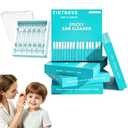 Upgraded Sticky Ear Cleaning Stick, 24 Pcs Reusable Earwax Removal Tool Kit, Soft Resin Adhesive Tips Ear Cleaner for Adults & Kids,Portable Set