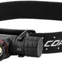 Coast XPH30R 1200 Lumen USB-C Rechargeable Dual Power Headlamp with Twist Focus Beam and Magnetic Base, 4.37 oz. - Black