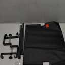 KEEGH No Drill Under Desk Cable Management Tray - 28" Cord Management Under Desk - Clamp/Screw Mount - Support Upto 70lbs - Fabric Wire Management - Gaming/PC Cable Tray Cord Hiders for Office/Home