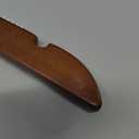 2 Pcs Bride Hanger Bride and Groom Wooden Wedding Dress Hanger Set with Bow Tie for Tuxedo Suit Wedding Gift Bridal Party Shower