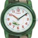 Timex TIME Machines 29mm Elastic Fabric Kids Watch (Green Camo)