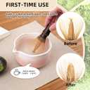 Handcrafted Kurotake Shin Chasen Matcha Whisk (1-Piece), Matcha Wisk for Ceremonial Grade Matcha Powder, Dark Bamboo Whisk, Artisan Made Ceremonial-Grade Macha Whisks