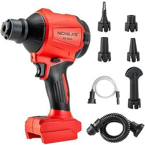 Nichilas Air Duster Vacuum Cleaner 2 in 1, Cordless Leaf Blower Cleaning Gun Brushless Duster Compatible with Milwaukee M18 Battery (Battery Not Included) : Electronics