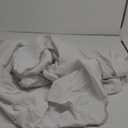 Lush Decor Coastal Chic Scallop Edge Linen Textured Bed Skirt Neutral/White Single Queen - Soft Elegant Luxury Easy Fit Elastic Band Tailored Bedskirt
60x80+14.5 inch