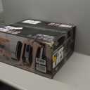 Shiatsu Foot Massager Machine with Heat : Deep Kneading Calf Massager with Vibration for Plantar Fasciitis, Neuropathy, Pain Relief, Circulation - for Home and Office Use (Silver)