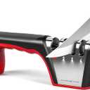 4-in-1 Knife Sharpener, Sturdy Manual Knife Sharpeners for Kitchen Knives, Professional Ergonomic Knife Sharpening Kit with 4 Stage Sharpening Slots, Portable Knife Sharpener for Knives, Scissors