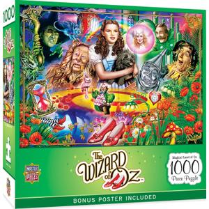 MasterPieces 1000 Piece Jigsaw Puzzle - Wizard Dorothy's Magical Land of Oz - Fun for Adults, Family, Or Youth - 19.25"x26.75"