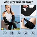 UPF 50+ Arm Sleeves for Women- Sun Protection Sleeves to Cover Arms with Ice Cooling for Outdoor