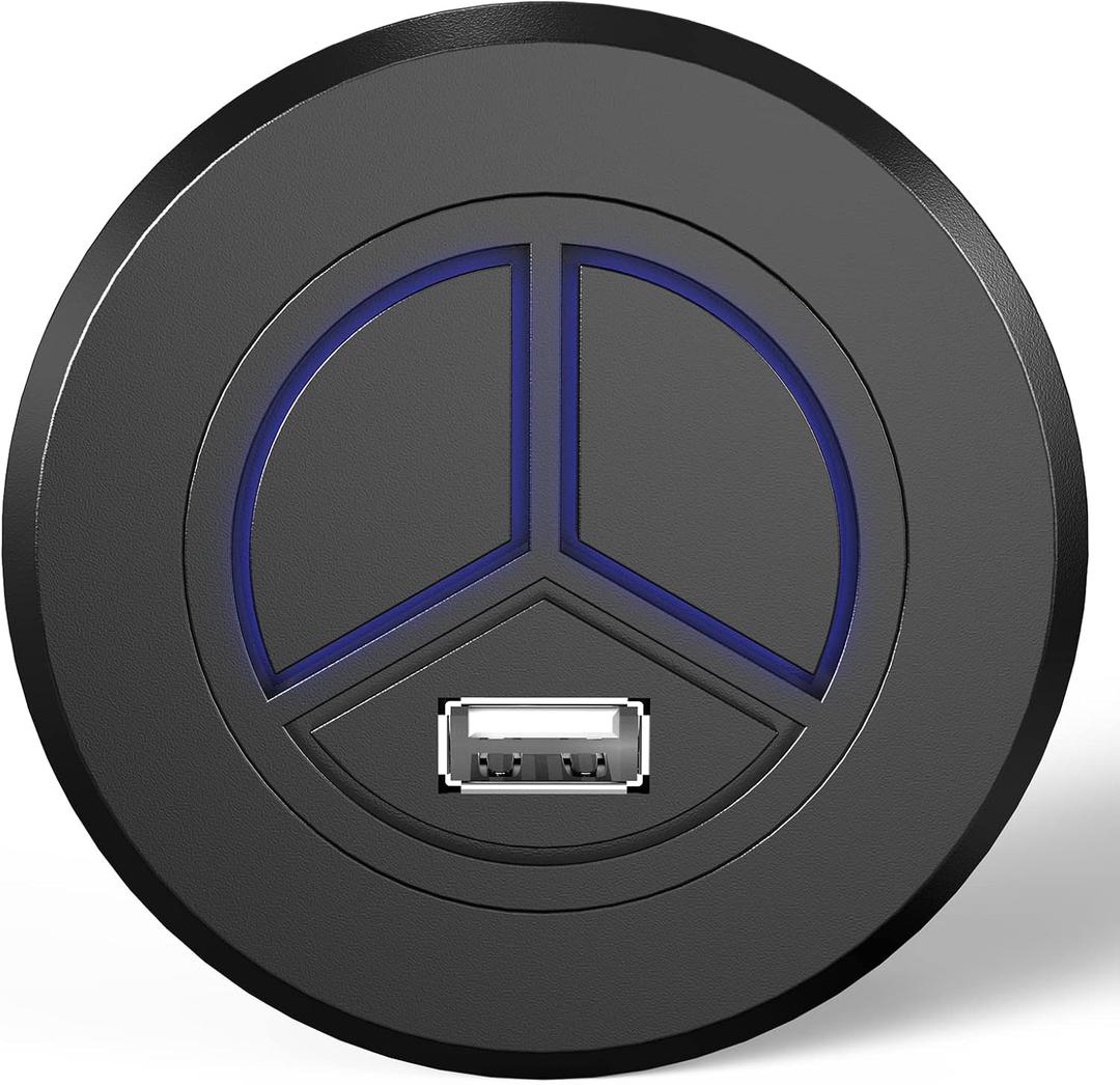 Recliner Switch with USB, 2 Button 5 Pin Round Hand Control Handset Replacement for Ashley Okin Limoss Lane Ashley KDPT(KAIDI) Stand Lift Chair Power Recliner Sofa