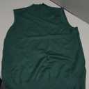 Turtle Neck Sleeveless, Dark Green, Medium