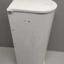 BlissBoard Metal Mailboxes Post Mount, Galvanized Steel Outside Mail Box, Standard Medium Capacity, 20 x 8.7 x 6.7 Inches, White