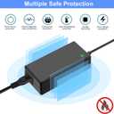 19V 3.42A Power Supply Adapter, 19V Laptop Charger, fit for DC 19Volt for Acer Asus Lenovo Gateway Toshiba Laptop, 19Vdc Samsung LG TV Monitor, for DC19V JBL Speaker Charger Cord.