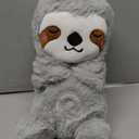 Breathing Stuffed Animal, Soothing Stuffed Animal for Anxiety Relief with Realistic Breathing Motion, Calming Music, Gentle Lights, Machine Washable, Ideal for Baby Adult and Relaxation (Sloth)