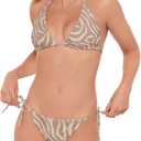 Sports Illustrated Women's Multiway Convertible Triangle Bikini Top (X-Large)