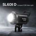 Godox SL60 SL60IID 70W LED Video Light, Cob Video Light Bowens Mount LED Studio Light, Support APP Control, CRI96+ TLCI97+, Daylight 5600K, 18600Lux@1m, Built-in 8 FX Effects, Dimmable Brightness