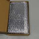 Magnetic Makeup Palette with Clear Top, 3Pack Empty Eyeshadow Pan Dispensing Storage Box with 60Pcs Adhesive Metal Stickers for DIY Cosmetics Lipstick Blush Powder-7.71X4.33Palette