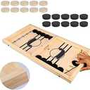 Fast Sling Puck Game Paced,Tinfence Table Desktop Battle,Winner Board Games Toys for Adults Parent-Child Interactive Chess Game (22.7 x 12.5 in)