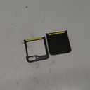 Ruky for Z Flip 6 Case, Full Body Cover Hard PC Ultra-Thin Anti-Scratches Shockproof, Support Wireless Charging Protective Phone Case for Samsung Galaxy Z Flip 6, Black