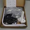 Cat Window Perch, Glow in The Dark Cordless Foldable Pet Hammock Bed for Window with Sturdy Metal Frame, Glowing Stars Pattern Resting Seat for Indoor Cats (Stars - M)