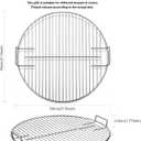 Replacement Grill Grate, Fits 22 inch Weber Charcoal Grills, Kettle and Kettle Premium, Master-Touch, Bar-B-Kettle, Performer