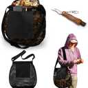 Foraging Bag, 2 Pcs Mushroom Foraging Kit with Bag and Foldable Knife, Morel Mushroom Picking Basket, Practical Mushroom Collecting Supplies Tools for Mushroom Decor Lovers