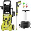 Electric Pressure Washer - 5000PSImax 3.2GPM ZHUOLIN Power Washer for Cars Washing with 25FT Pressure Hose, Blue (5000 PSI)