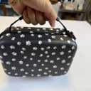 Pet Inhaler Travel Case, Black with Paw Print Design, Cleaning Brush and Pet Care Accessories, Portable Inhaler Carry Case for Dogs, Cats and Horse.