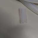 8 Ft Glass Door Seal Strip, Soft Shower Door Shower Silicone Seal Strip for 3/8 inch Glass（U）