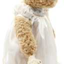 oitscute Teddy Bears Baby Cute Soft Plush Stuffed Animal Toy for Girl Women 16" (White Lace)