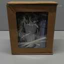 3Pcs Artificial Christmas Tree Decorations Glittering Foam Tabletop Xmas Tree Modern Christmas Centerpiece Decor for for Table Mantel Home Holiday Party Decor(Silver)